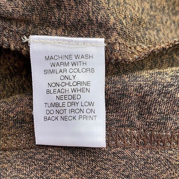 Roundtree&Yorke 3XB Brown Long Sleeve Silky Finish Sweater - Picture 5 of 9